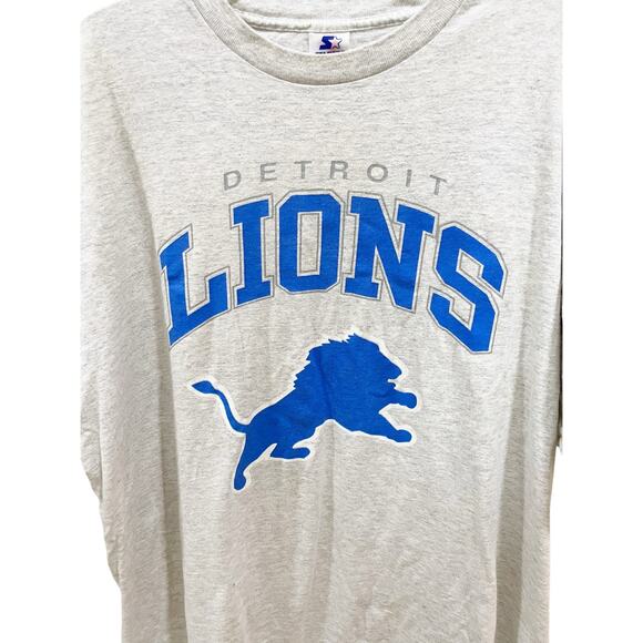 Detroit Lions Starter Vintage Graphic Sports T-Shirt Tee XL - Picture 2 of 6